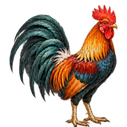 Illustrated Philippine rooster